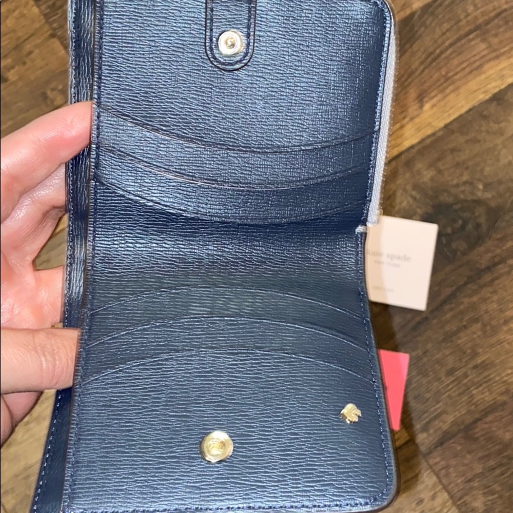 Kate Spade True Taupe Small Bifold Wallet - Picture 2 of 6